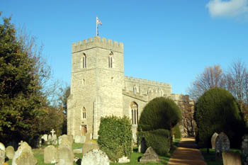 The church from the south-west November 2007